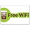 Signmission Free Wifi Banner Heavy Duty 13 Oz Vinyl with Grommets Single Sided B-60 Free Wifi - alternate 1
